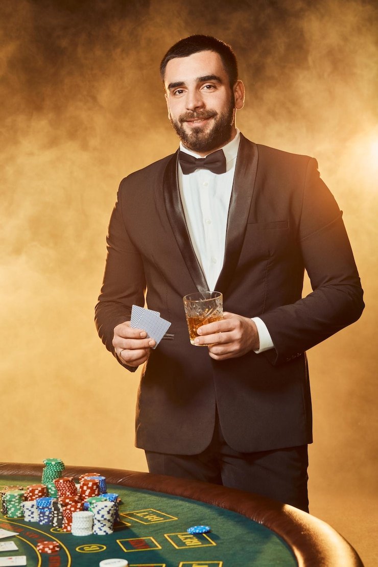 Studio dealer langsung pelita168 dengan meja roulette dan blackjack